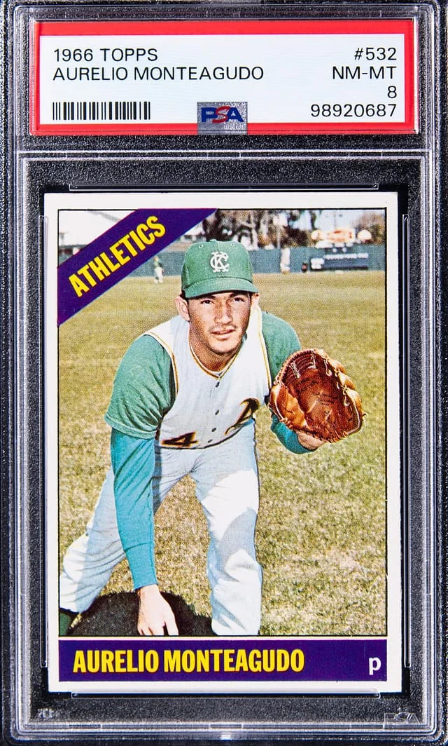 1966 Topps Aurelio Monteagudo #532 card image