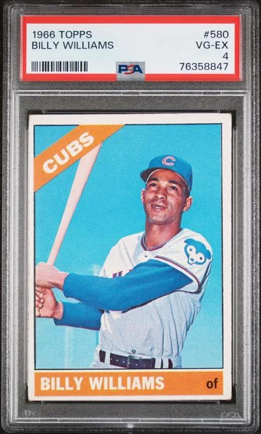 1966 Topps Billy Williams #580 card image
