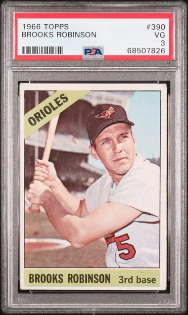 1966 Topps Brooks Robinson #390 card image