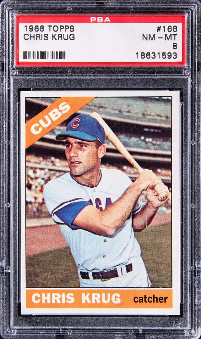1966 Topps Chris Krug #166 card image