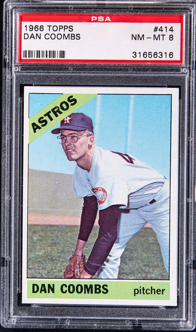 1966 Topps Dan Combs #414 card image