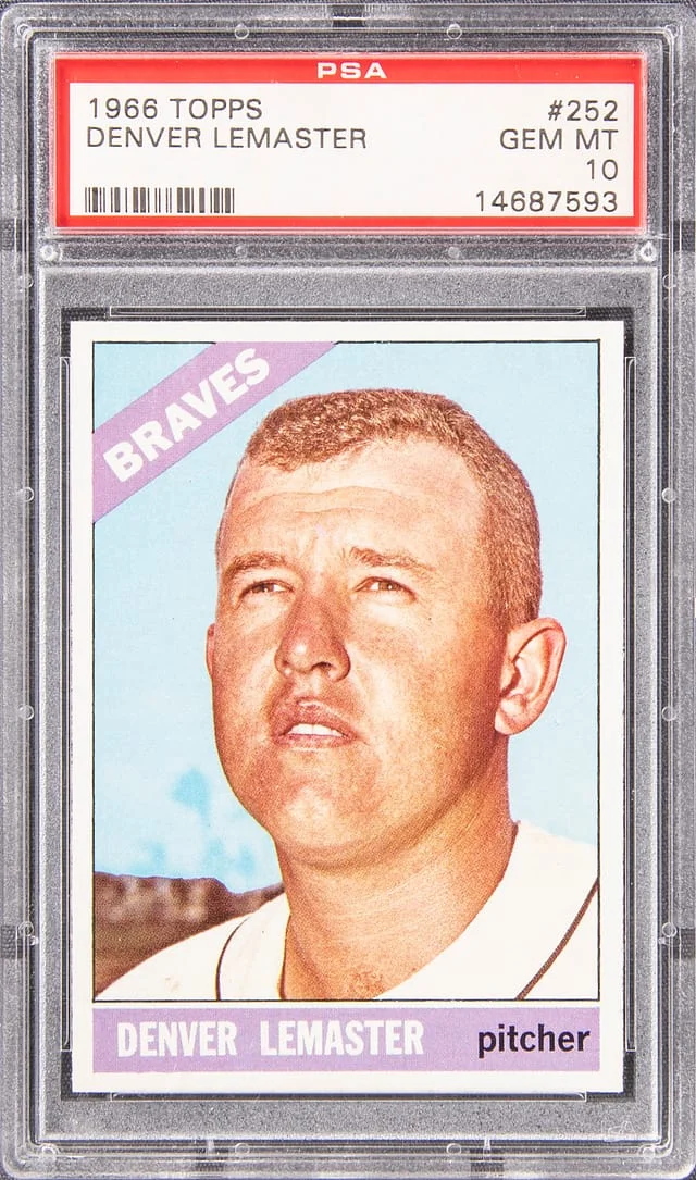 1966 Topps Denver Lemaster #252 card image