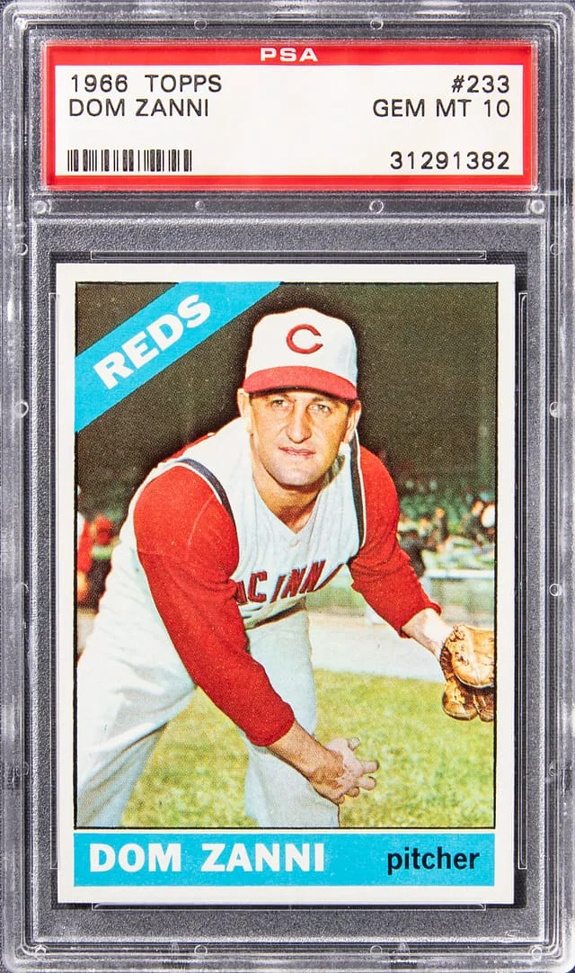 1966 Topps Dom Zanni #233 card image