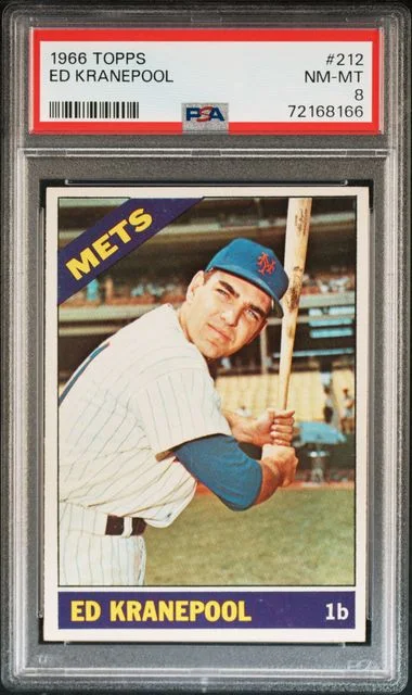 1966 Topps Ed Kranepool #212 card image