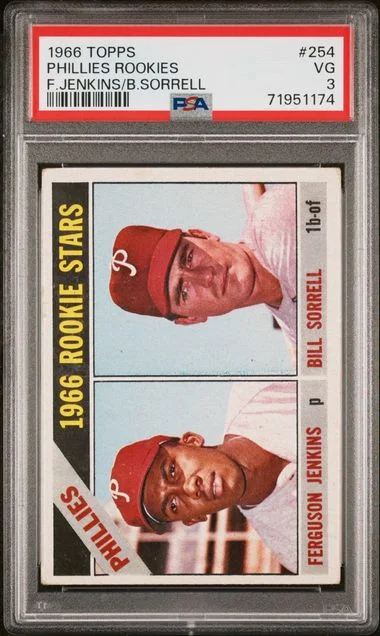 1966 Topps Fergie Jenkins #254 card image
