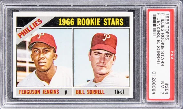 1966 Topps Ferguson Jenkins, Bill Sorrell Phillies Stars #254 card image