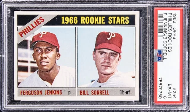 1966 Topps Ferguson Jenkins/Bill Sorrell Phillies Rookies #254 card image