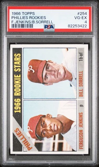 1966 Topps F.Jenkins/B.Sorrell Phillies Rookies #254 card image