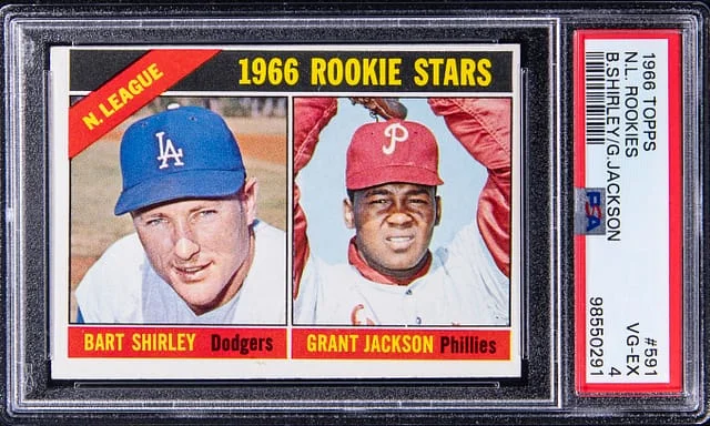 1966 Topps Grant Jackson #591 card image