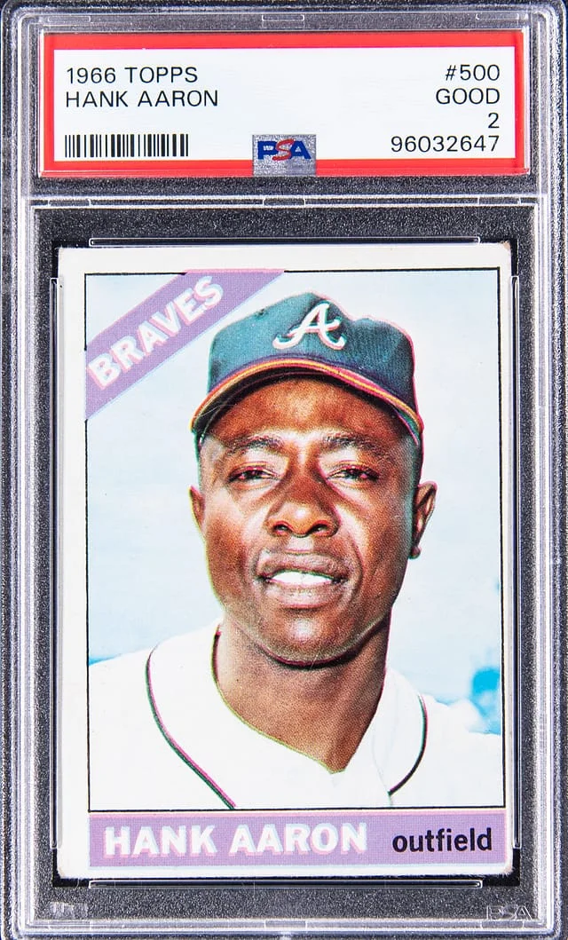 1966 Topps Hank Aaron #50 card image