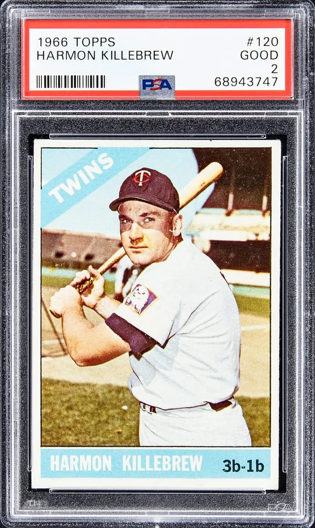 1966 Topps Harmon Killebrew #120 card image