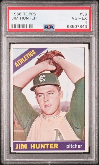 1966 Topps Jim Hunter #36 card image