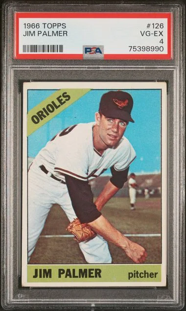 1966 Topps Jim Palmer #126 card image