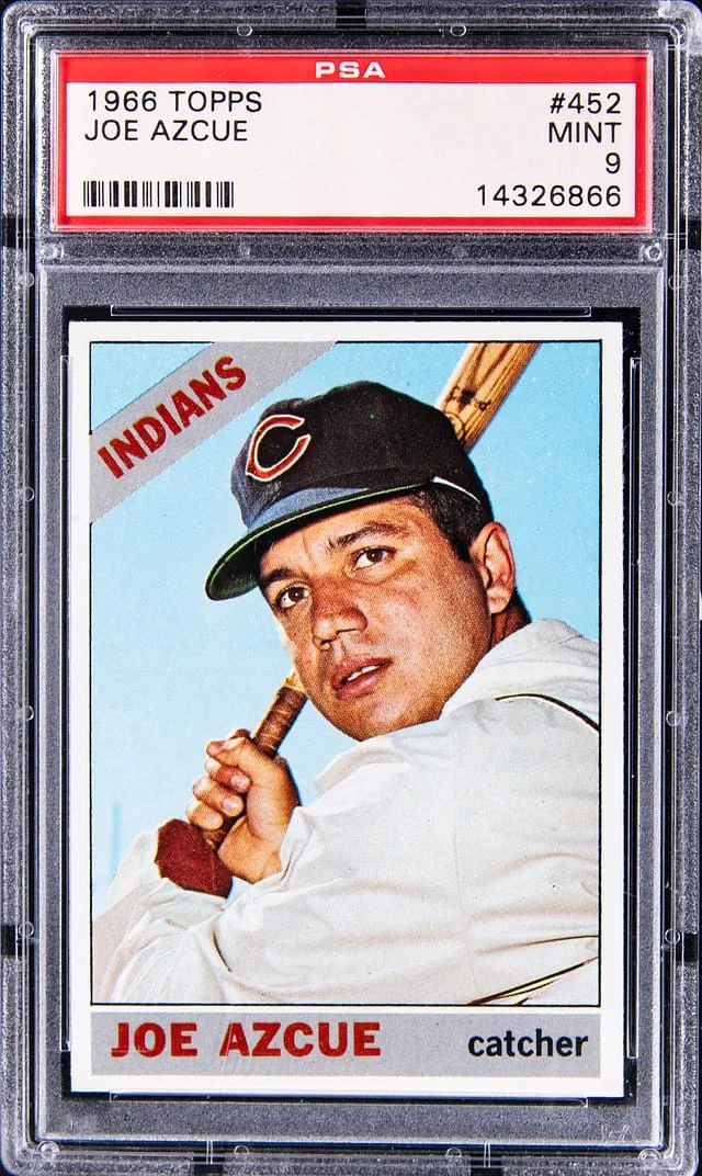 1966 Topps Joe Azcue #452 card image