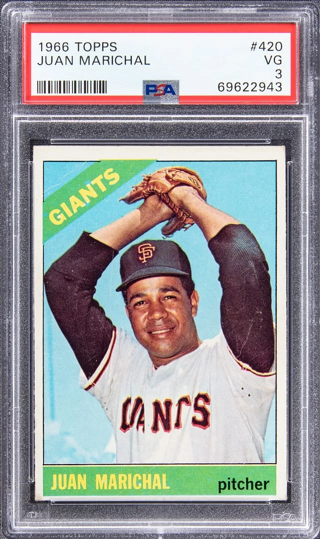 1966 Topps Juan Marichal #420 card image