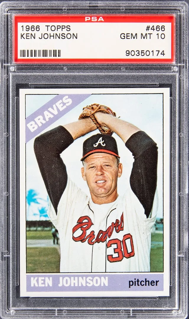 1966 Topps Ken Johnson #466 card image