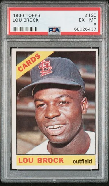 1966 Topps Lou Brock #125 card image