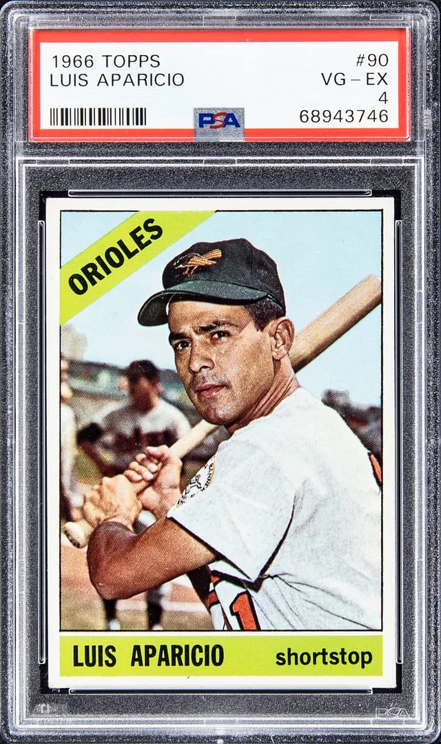 1966 Topps Luis Aparicio #90 card image