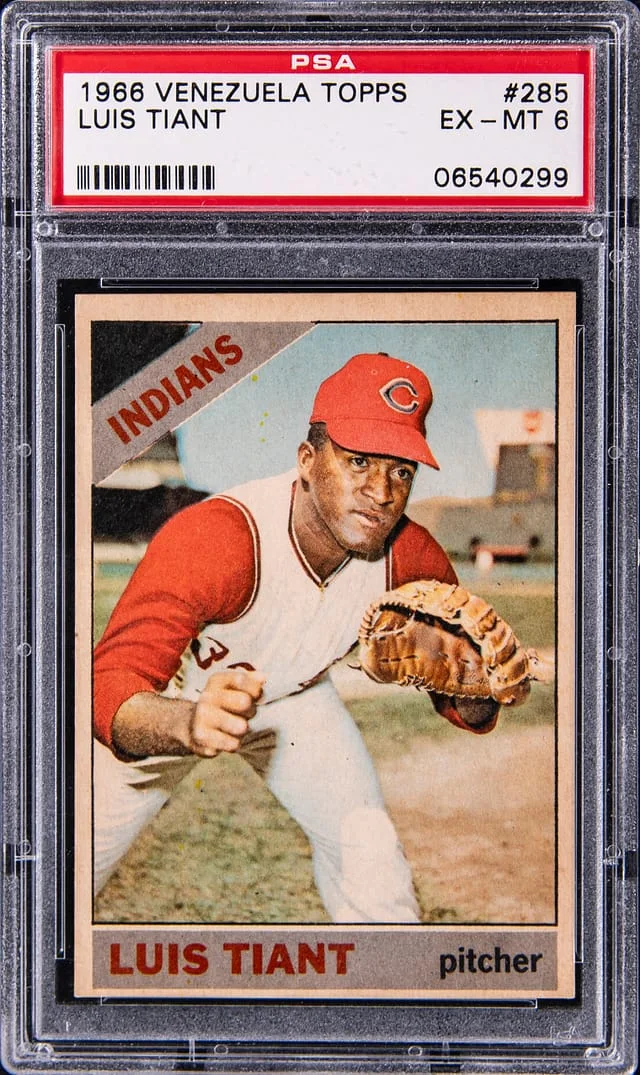 1966 Topps Luis Tiant Venezuela #285 card image