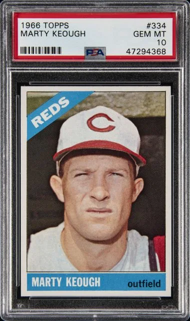 1966 Topps Marty Keough #334 card image