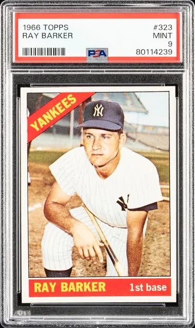 1966 Topps Ray Barker #323 card image