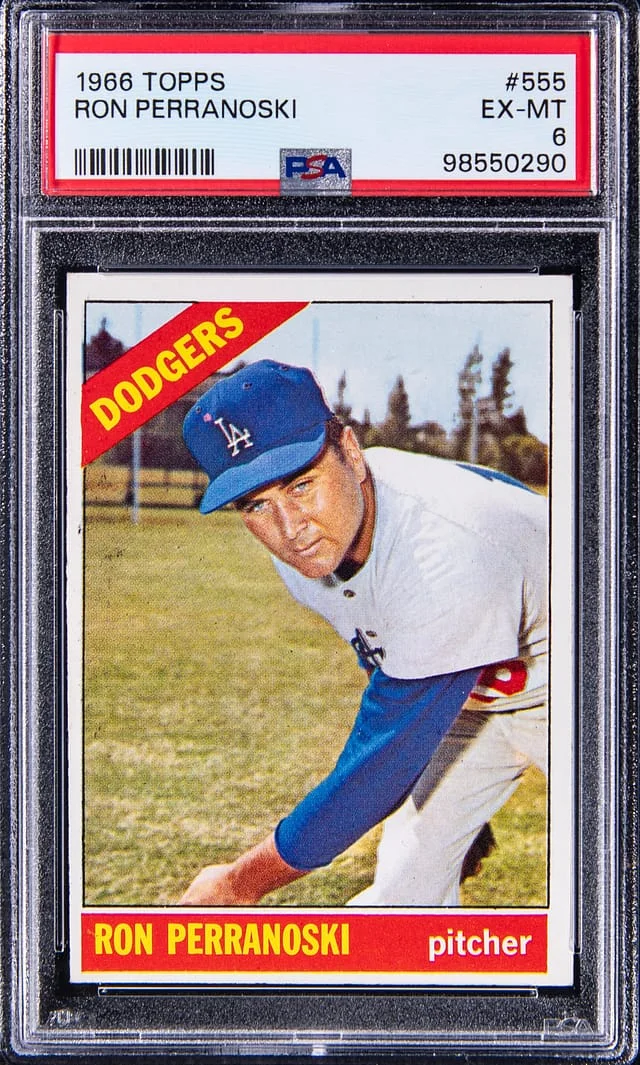 1966 Topps Ron Perranoski #555 card image