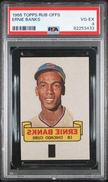 1966 Topps Rub-Offs Ernie Banks #no-number card image