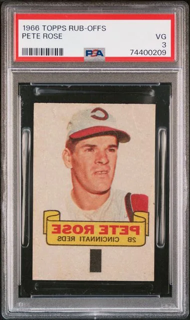 1966 Topps Rub-Offs Pete Rose #no-number card image