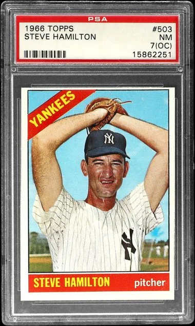1966 Topps Steve Hamilton #503 card image