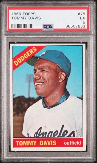1966 Topps Tommy Davis #75 card image