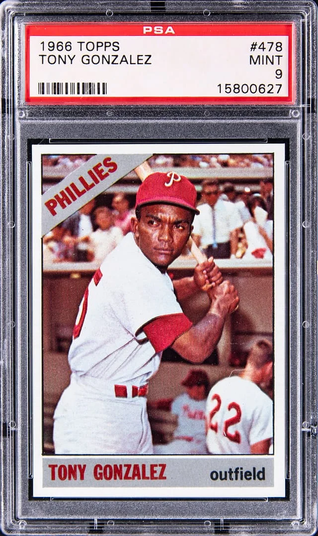 1966 Topps Tony Gonzalez #478 card image