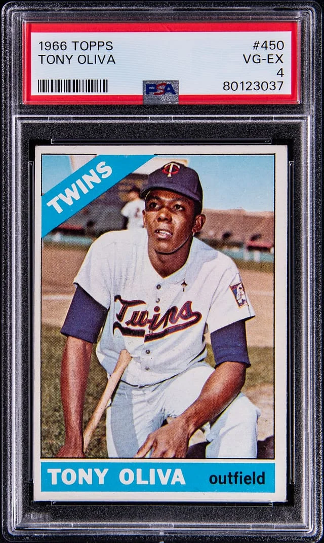 1966 Topps Tony Oliva #450 card image