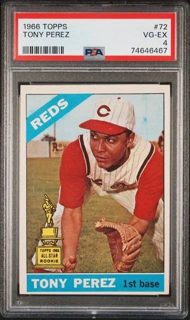 1966 Topps Tony Perez #72 card image