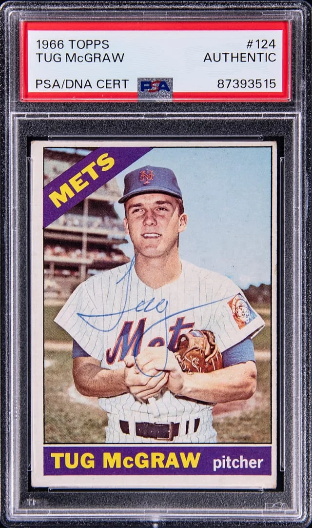 1966 Topps Tug McGraw #124 card image
