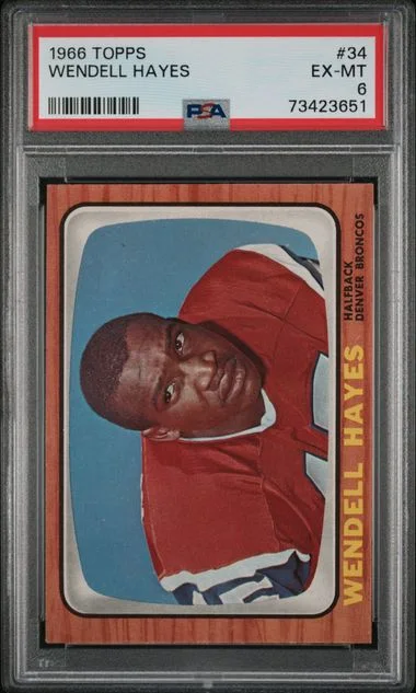 1966 Topps Wendell Hayes #34 card image