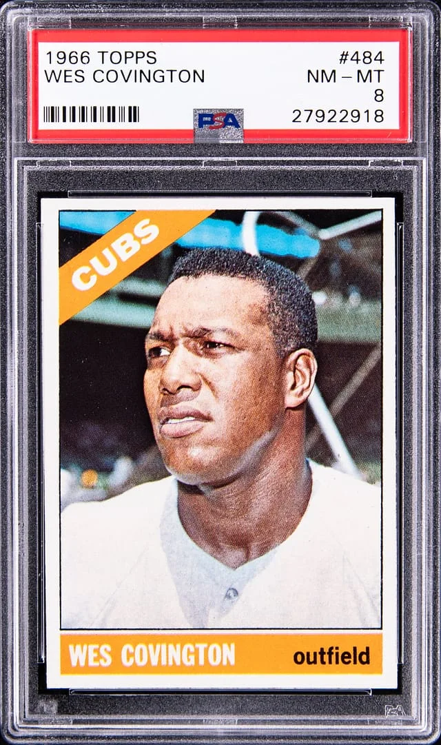 1966 Topps Wes Covington #484 card image