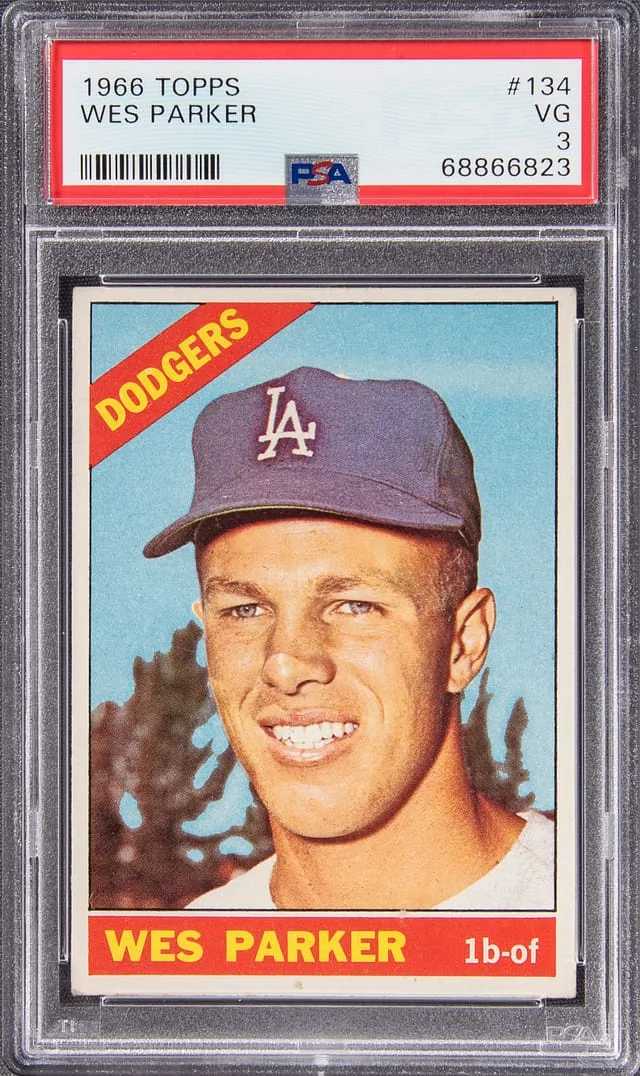 1966 Topps Wes Parker #134 card image