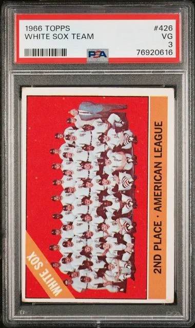 1966 Topps White Sox Team #426 card image