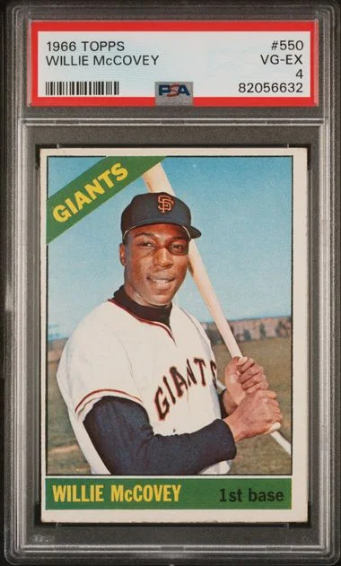 1966 Topps Willie McCovey #550 card image