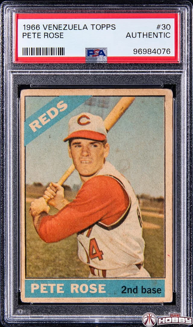 1966 Venezuela Topps Pete Rose #30 card image