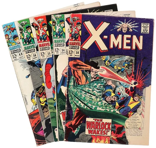 1967-68 Marvel) 5 Books - Raw Appearance of Changeling, Polaris #1st card image