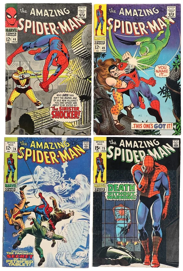 1967-69 Marvel) 4 Books - Raw Appearance of the Shocker #1st card image