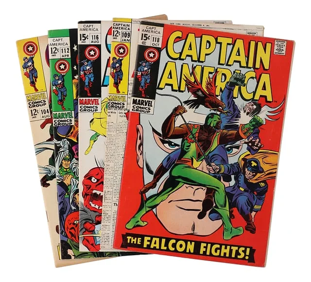 1967-69 Marvel) 5 Books - Raw Appearance of Falcon #2nd card image