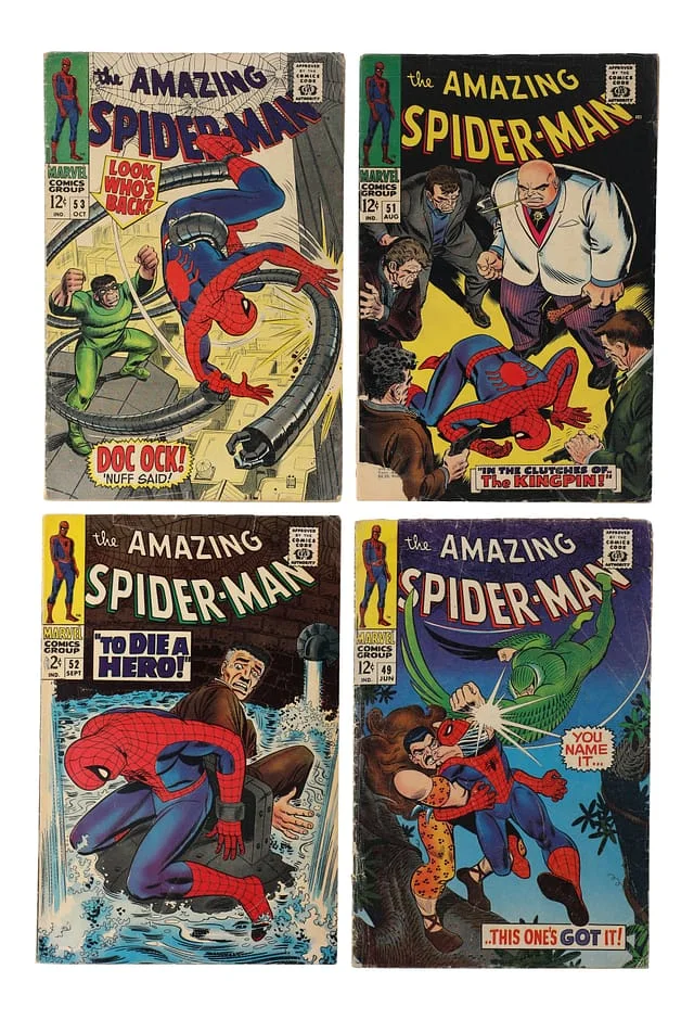 1967 Marvel) 4 Books - Raw Appearance of Kingpin #2nd card image