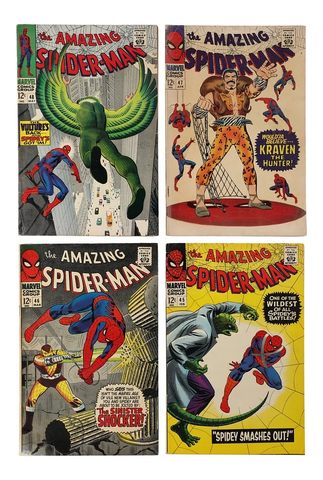 1967 Marvel) 4 Books - Raw Appearance of Shocker #1st card image