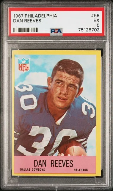 1967 Philadelphia Dan Reeves #58 card image