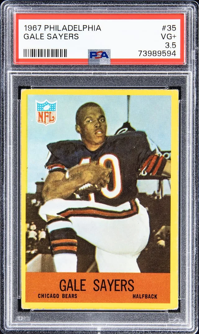 1967 Philadelphia Gale Sayers #35 card image