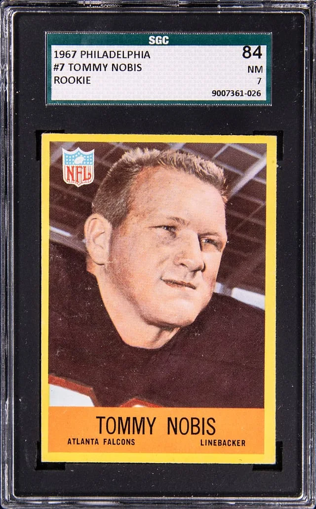 1967 Philadelphia Tommy Nobis #7 card image