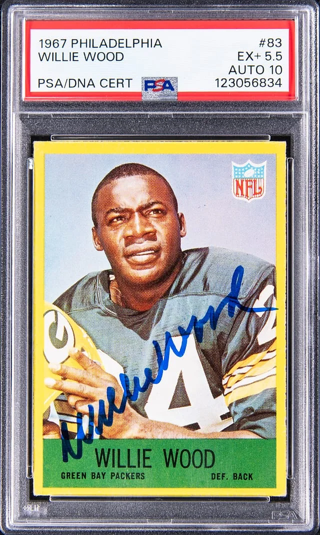 1967 Philadelphia Willie Wood #83 card image