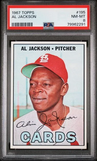 1967 Topps Al Jackson #195 card image